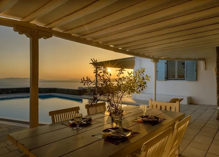Ferienhaus Lighthouse - Private Pool - Unlimited Sea View - 6 Pax Houlakia (Mykonos)