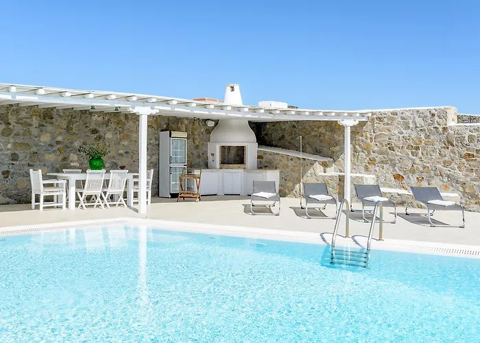 Ferienhaus Lighthouse - Private Pool - Unlimited Sea View - 6 Pax Houlakia (Mykonos)