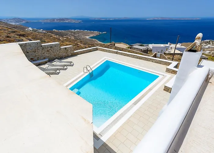 Ferienhaus Lighthouse - Private Pool - Unlimited Sea View - 6 Pax Houlakia (Mykonos)